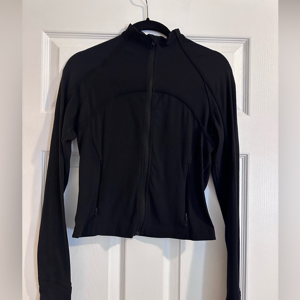 Lululemon Define Cropped Jacket Nulu Ribbed